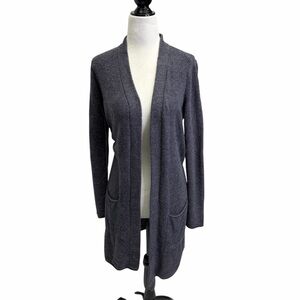 Barefoot Dreams Grey Open Front Sweater Size xs